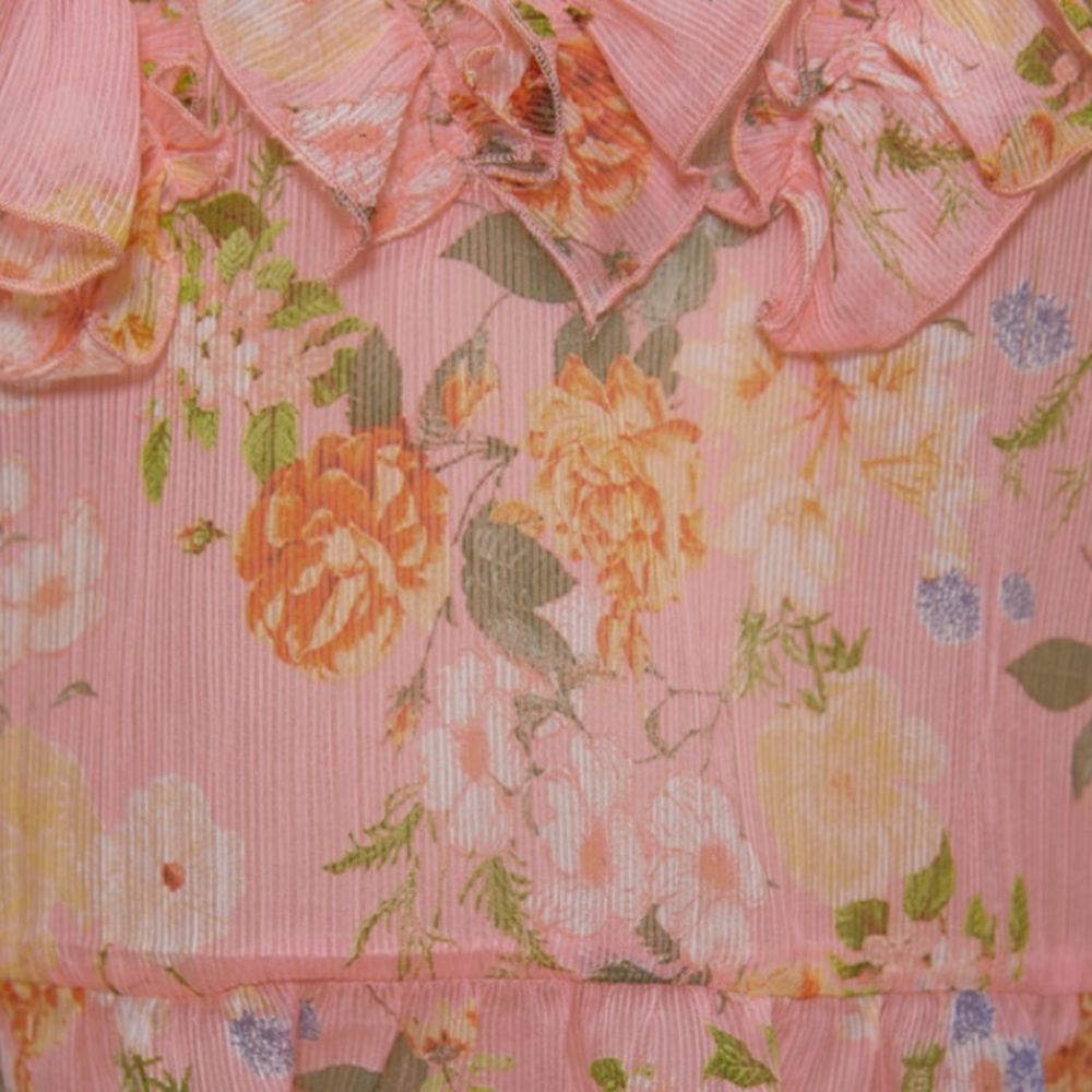🌞NWT ZARA Pink Floral Long Sleeve - Picture 6 of 6